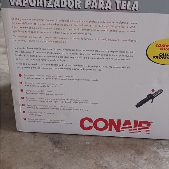 Conair deluxe fabric steamer nib - Picture 3 of 5